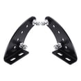 thumbnail image 1 of Uxcell 10mm Ball Stud Mounting Bracket, 2pcs Arc-shaped Gas Spring Struts Lift Support Brackets with 4pcs Nuts and 4pcs Ball Studs for Skylight Tool Box Engine Cover Lid, Black, 1 of 6