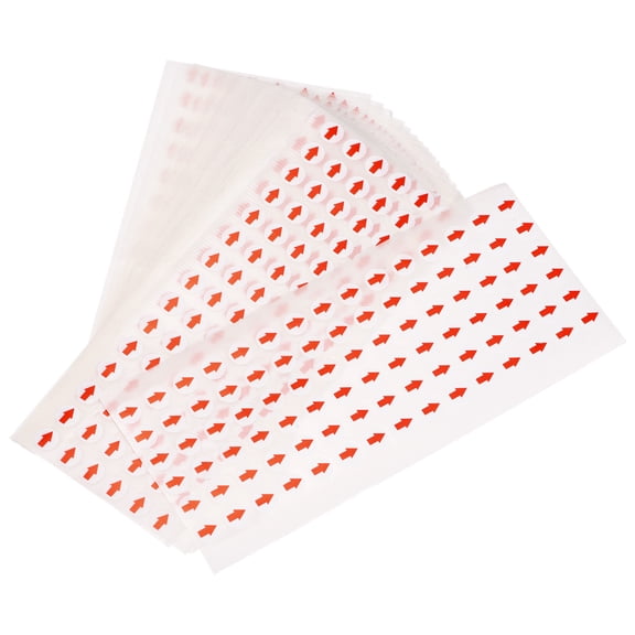 Uxcell 10mm Color Coding Labels Arrow Sticker for Clothing Flaw Mark Red 2000 Count