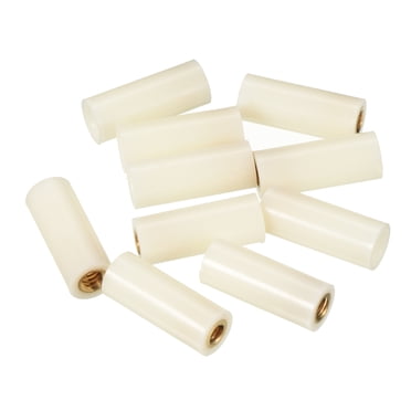 10PCS Unthreaded Snooker Pool Cue Ferrules - Brass Tip Ferrules For Cue Repair, 9mm & 10mm (5 Each)