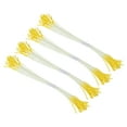 thumbnail image 1 of Uxcell 10mm Double Heads Flower Stamen, 100 Pcs Artificial Flower Pistil Matt for DIY Christmas Decoration, Yellow, 1 of 6