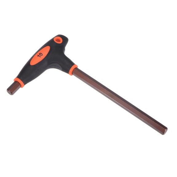 Uxcell 10mm Hex T-Handle Dual End Wrench Spanner, Metric S2 Steel