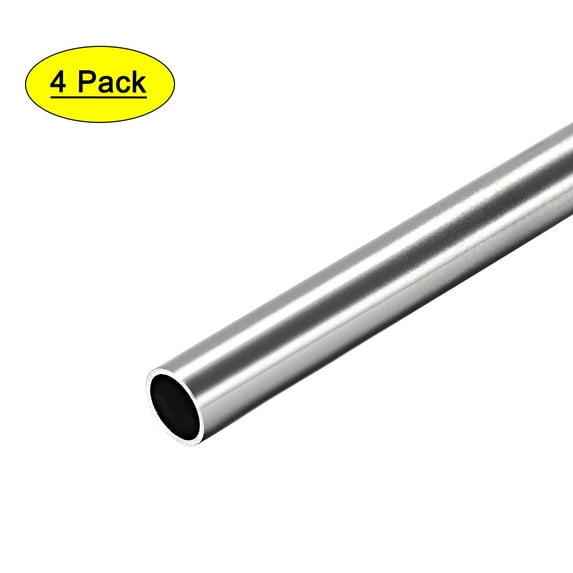 Uxcell 10mm OD 0.8mm Wall Thick 250mm Length 304 Stainless Steel Tube 4 Pack