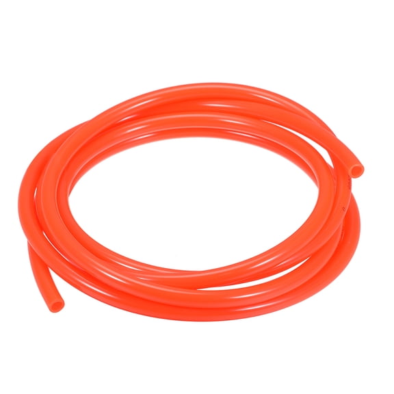 Uxcell 10mm OD 6.5mm ID 3 Meter Orange PU Air Tubing Pipe for Air Line Fluid Transfer
