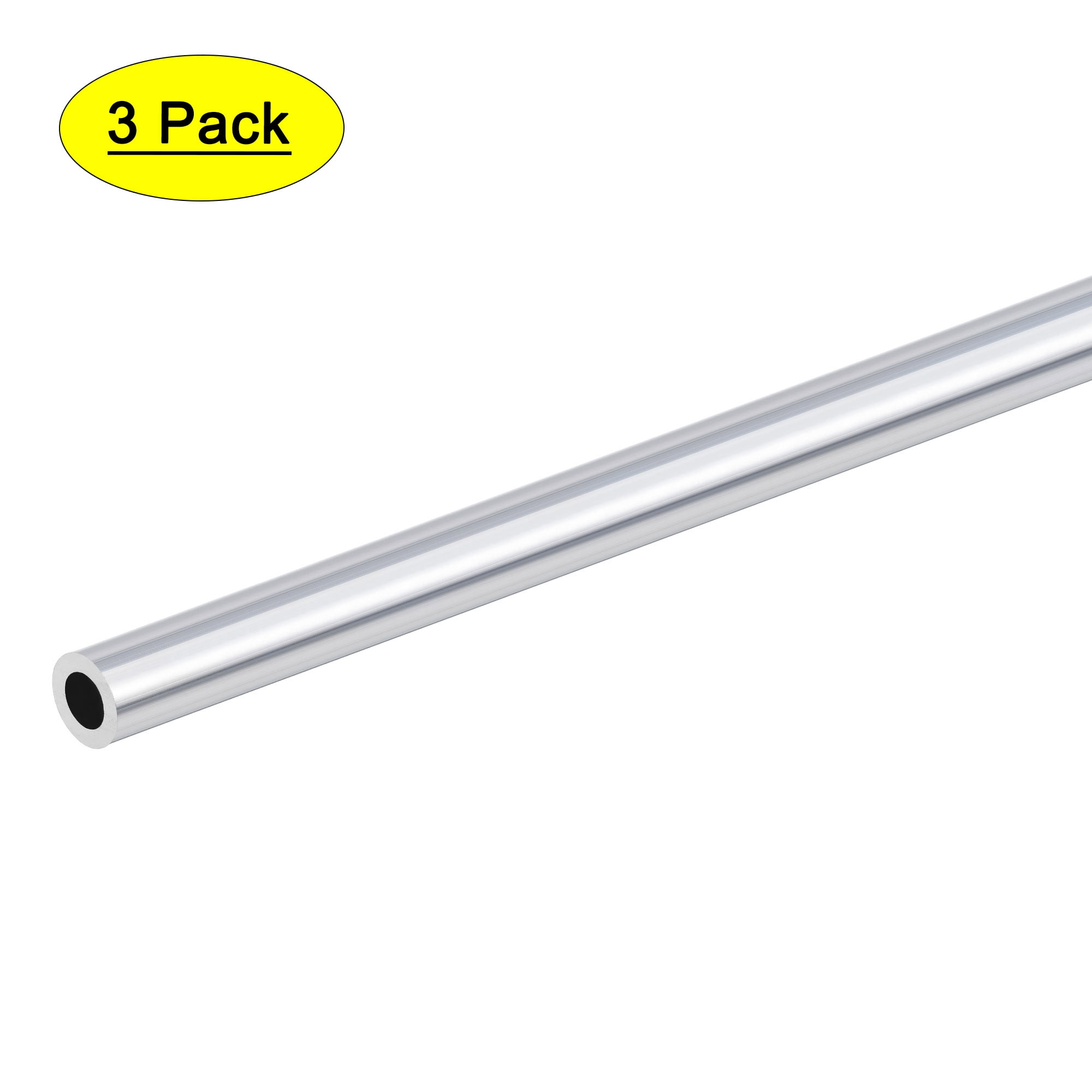 Uxcell 10mm OD 6mm Inner Dia 300mm Length 6063 Aluminum Round Tube 3