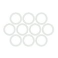 thumbnail image 1 of Uxcell 10mm OD 7mm ID 1.5mm Width Silicone Seal O-Rings White 100 Pack, 1 of 6