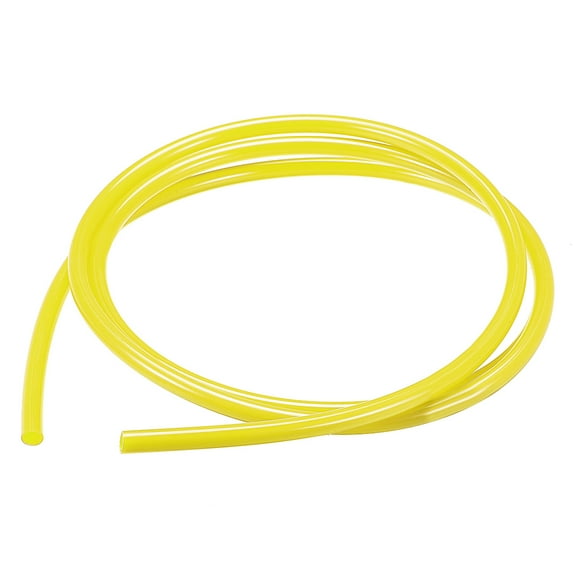 Uxcell 10mm OD 8mm ID 2m Long PA12 Nylon Tube for Air Line Brake Fluid Transfer Yellow