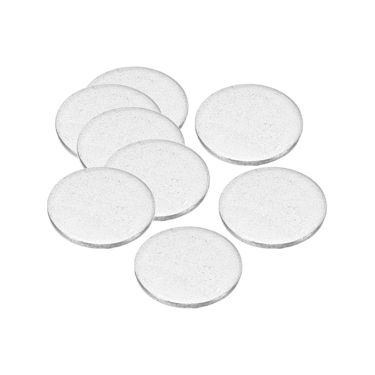 Uxcell 10mm Steel Disc, 200pcs Round Metal Stamping Blanks Tags