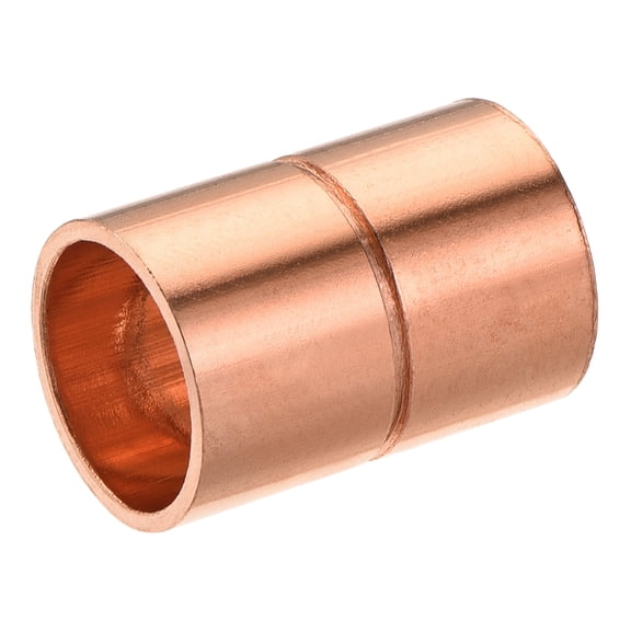 Uxcell 10mm Straight Copper Pipe Coupling Connecting Adapter Solder Connection for Plumbing