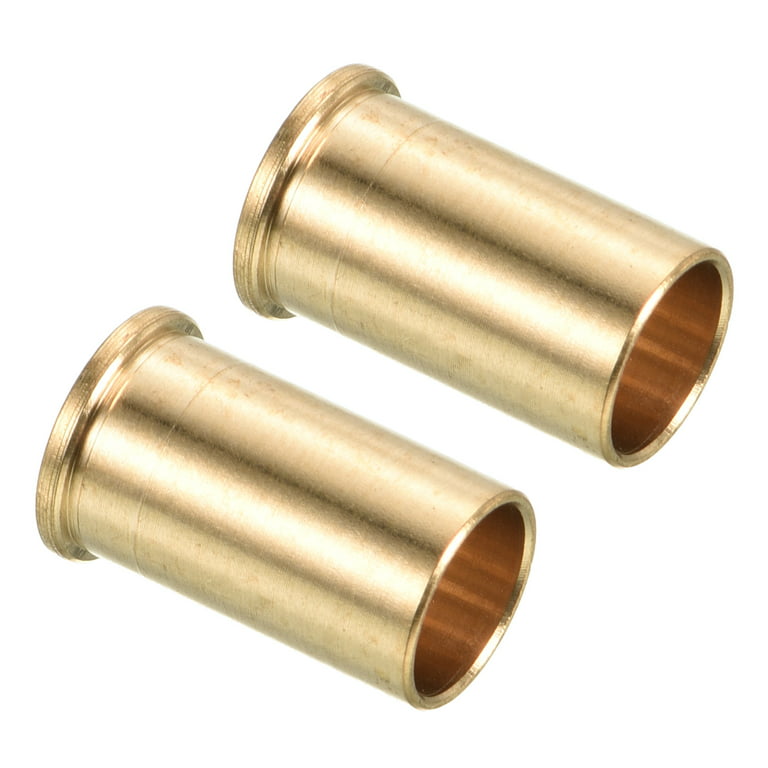 Uxcell 10mm Tube Brass Compression Fittings, 2 Pack Insert Compression  Sleeve Fitting 
