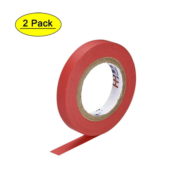 Uxcell 10mm Width 14.5M Long 0.15mm Thick Insulating Tape Red 2 Count