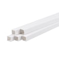 thumbnail image 1 of Uxcell 10mmx10mmx250mm White Plastic Model Tube ABS Square Tube for Model Making DIY 5 Pack, 1 of 5