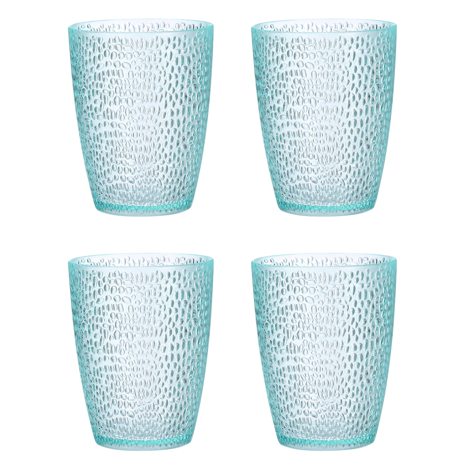 Uxcell 10oz Acrylic Drinking Glasses, Pack Plastic Reusable