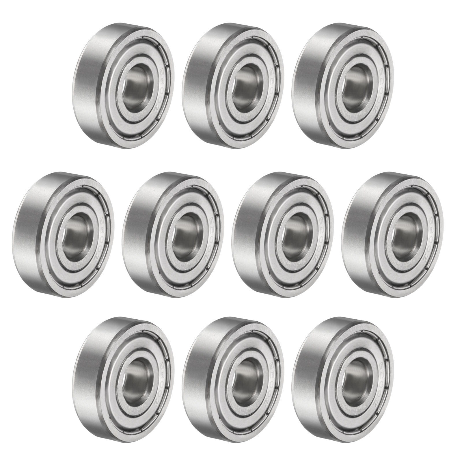 Lot De 10 Roulements à Billes 6200Z – 10x30x9 Mm, Simple Rangée, Scellé, Générique