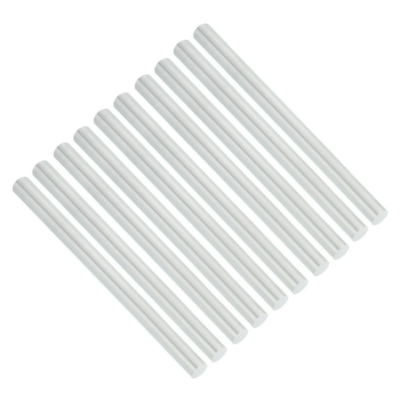 Uxcell 10pcs 1/4"(6.3mm) Diameter 6061 Aluminum Round Rods 4"(102mm) Length Aluminum Solid Bar for Industrial CNC, DIY Craft, Robotics, Silver