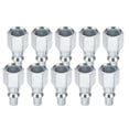 thumbnail image 1 of Uxcell 10pcs 1/4" NPT Male Air Plug A Style Plugs for Pneumatic Nail Gun Air Compressors, 1 of 7