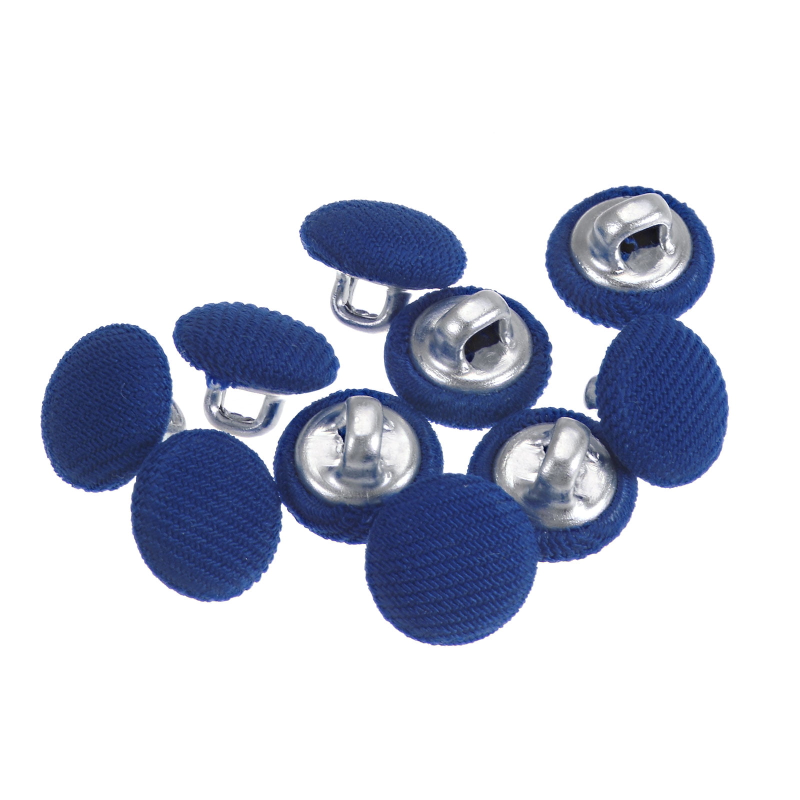 Square Button Cloth Uxcell 10pcs 16L Fabric Cloth Covered Button 10mm Metal Shank Round ...
