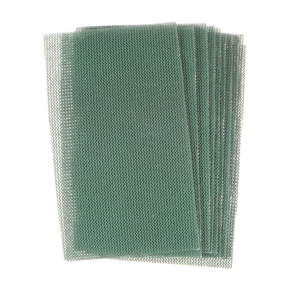 Uxcell 10pcs 180 Grits Mesh Sanding Screen Sheets 2-3/4" x 5" Wet or Dry Sandpaper Pads for Wood Metal Automotive