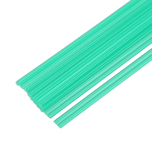 Uxcell 10pcs 20 Inch Plastic Welding Rods PP Welding Strips Welder Rods for Car Bumper, Kayak Repair, Plastic Welder, Green