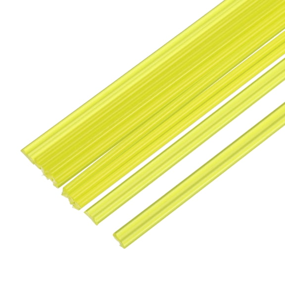 Uxcell 10pcs 20 Inch Plastic Welding Rods PP Welding Strips Welder Rods for Car Bumper, Kayak Repair, Plastic Welder, Yellow
