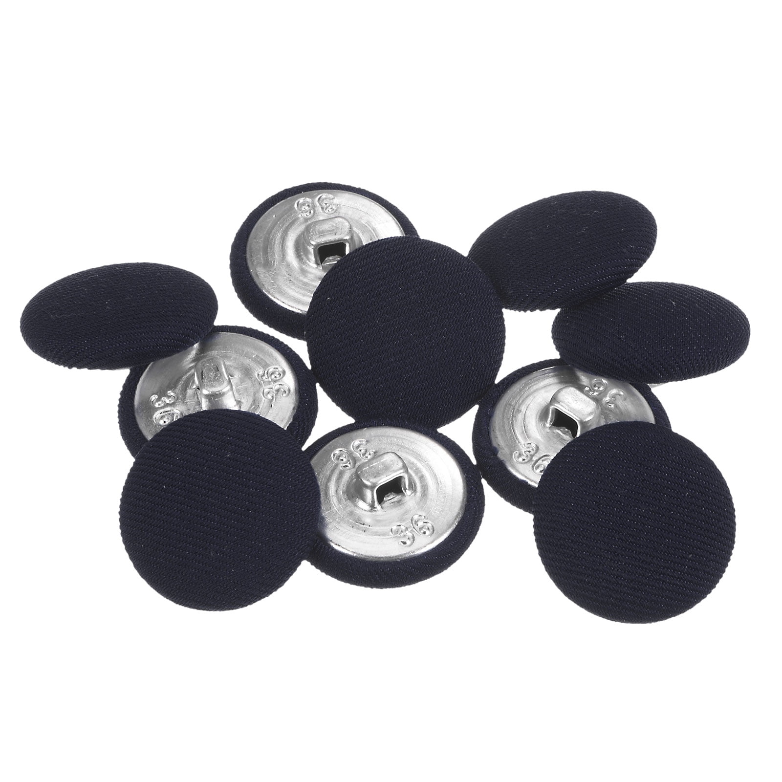 Upholstery Buttons - 20mm Black - Eye/Hook/Prong/Nail/Pivot/Washer