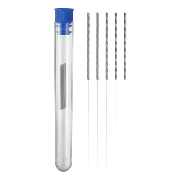 Uxcell 10pcs 3D Printer Nozzle Cleaning Needles 0.25mm Stainless Steel Nozzles Cleaner Tool 3D Printing Nozzle Cleaning Kit for 3D Printers Accessories