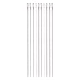 thumbnail image 1 of Uxcell 10pcs 6.89 inch Upholstery Needles Large Eye Stitching Needles Stainless Steel Straight Hand Sewing Needles, 1 of 5
