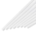 thumbnail image 1 of Uxcell 10pcs ABS Square Rod, 3x3x500mm ABS Plastic Stick Solid Bar, White Plastic Rods Assortment Kit for DIY Model, 1 of 5
