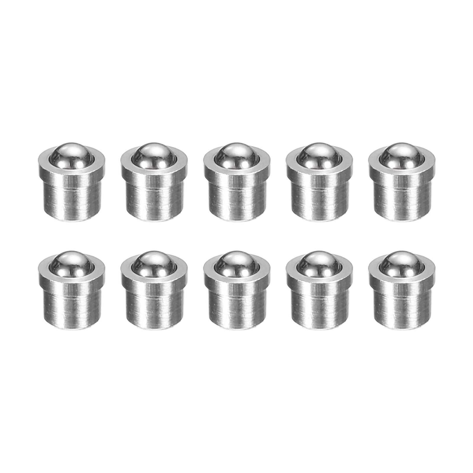 Uxcell 10pcs Ball Point Spring Plunger 3x3mm 10N Stainless Steel Small ...