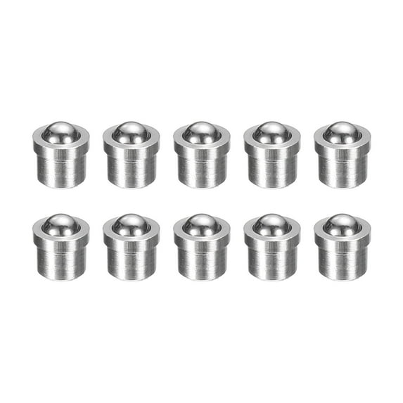 Uxcell 10pcs Ball Point Spring Plunger 3x3mm 10N Stainless Steel Small Ball Plunger
