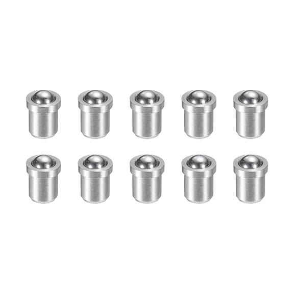 Uxcell 10pcs Ball Point Spring Plunger 3x4mm 20N Stainless Steel Small Ball Plunger