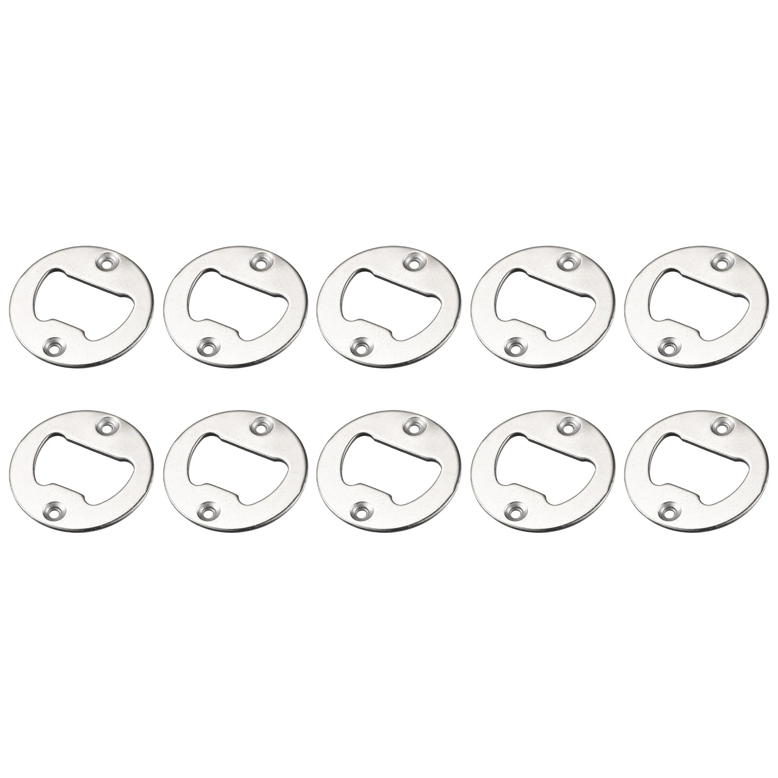 Uxcell 10pcs Bottle Opener Inserts Kits, Convex Beer Bottle Opener