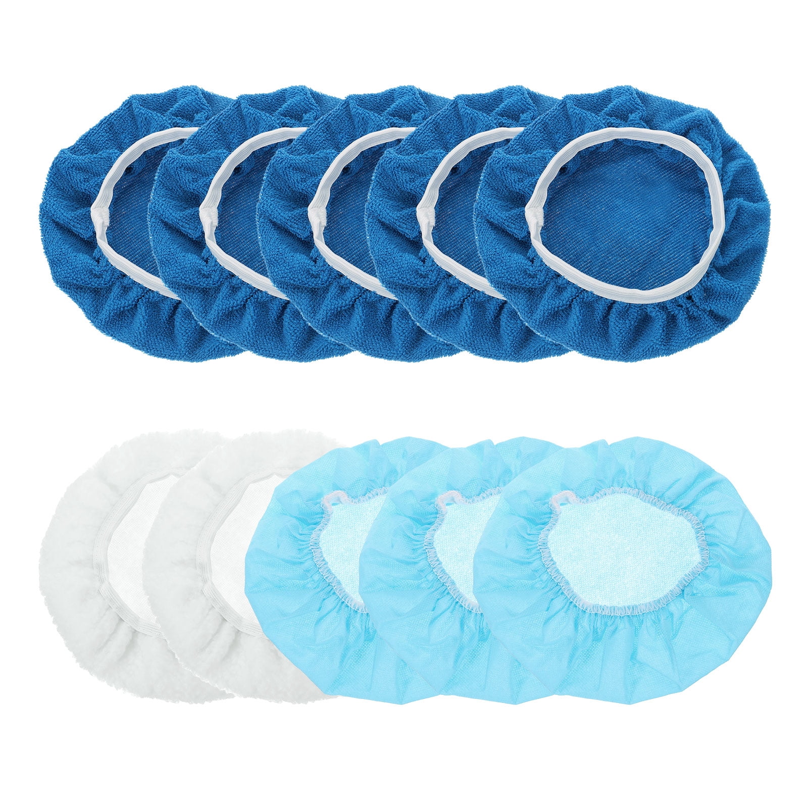 Uxcell 10pcs Car Polisher Bonnet Buffing Pad Micro-fiber Non-woven ...
