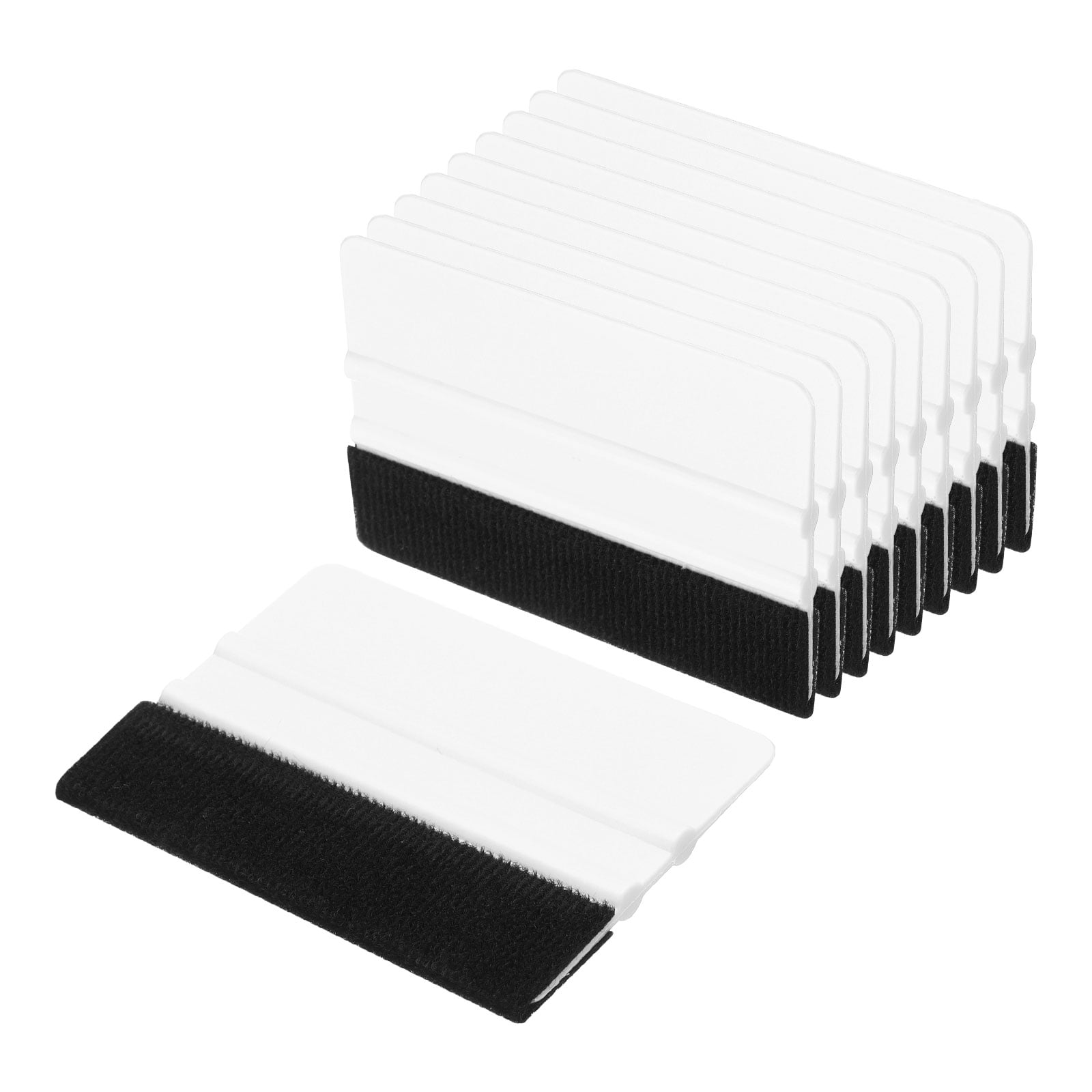 Uxcell 10pcs Car Vinyl Scraper 4inch Vinyl Squeegee Felt Edge Squeegee ...