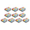 thumbnail image 1 of Uxcell 10pcs Din Rail Press Quick Terminal Blocks DIY Splicing Wire Connectors (3 in 6 out) 35A Terminal Blocks 18-10AWG, 1 of 6