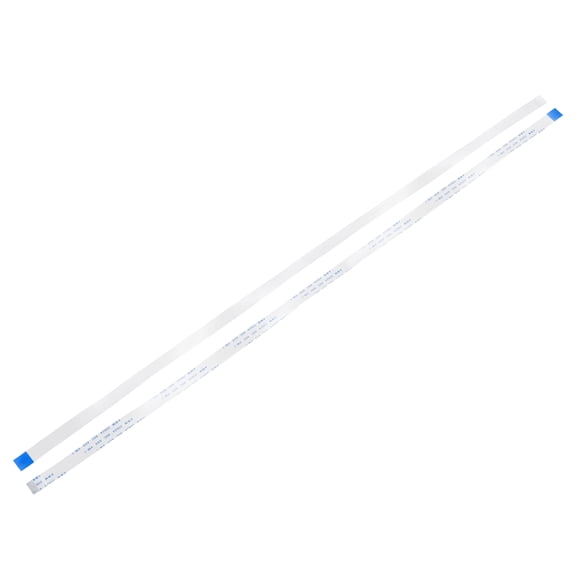 Uxcell 10pcs FFC Flexible Flat Cable, 15 Pins 0.5 mm Pitch 400mm FPC FFC Flexible Ribbon Cable for LCD TV Car Audio DVD Player Laptop (B Type)