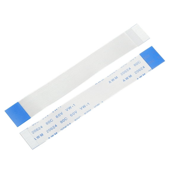 Uxcell 10pcs FFC Flexible Flat Cable, 20 Pins 0.5 mm Pitch 80mm FPC FFC Flexible Ribbon Cable for LCD TV Car Audio DVD Player Laptop (B Type)