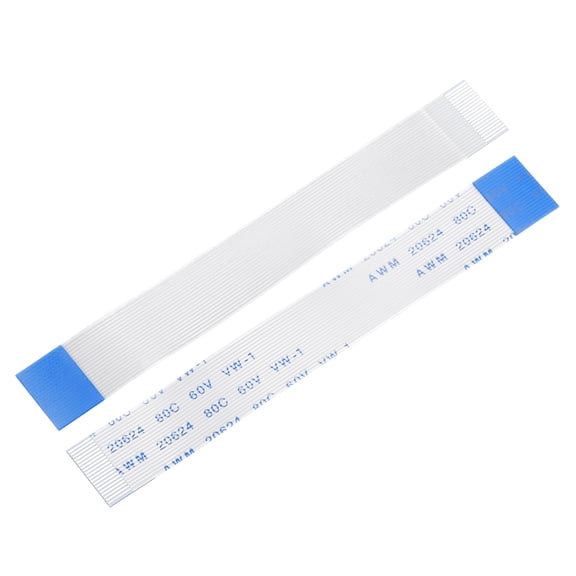 Uxcell 10pcs FFC Flexible Flat Cable, 20 Pins 0.5 mm Pitch 80mm FPC FFC Flexible Ribbon Cable for LCD TV Car Audio DVD Player Laptop (B Type)