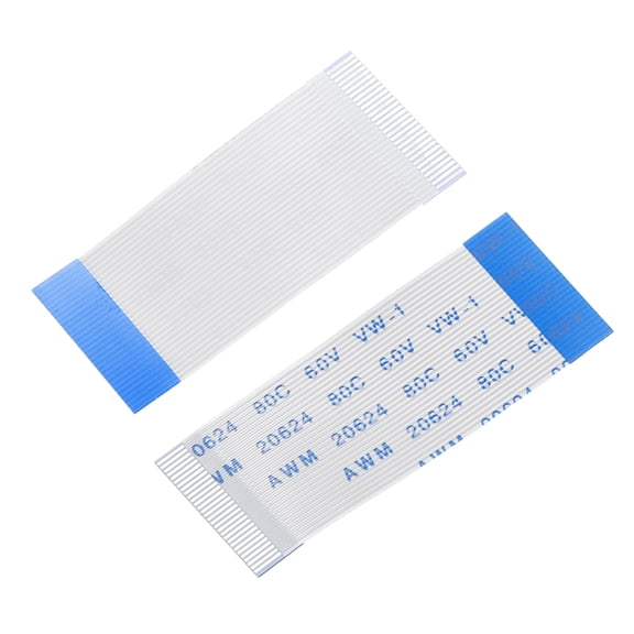 Uxcell 10pcs FFC Flexible Flat Cable, 30 Pins 0.5 mm Pitch 30mm FPC FFC Flexible Ribbon Cable for LCD TV Car Audio DVD Player Laptop (B Type)