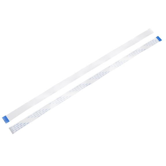 Uxcell 10pcs FFC Flexible Flat Cable, 30 Pins 0.5 mm Pitch 500mm FPC FFC Flexible Ribbon Cable for LCD TV Car Audio DVD Player Laptop (B Type)