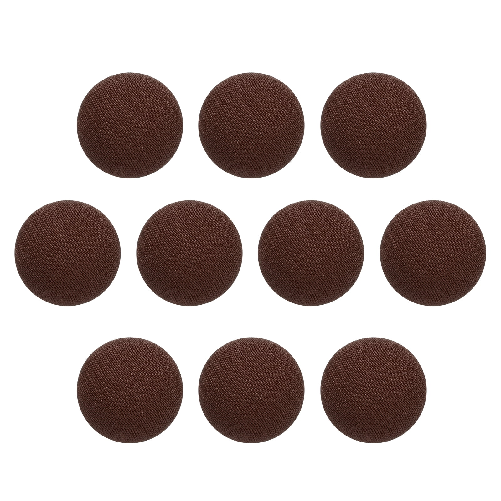 Square Button Cloth Uxcell 10pcs Fabric Cloth Covered Button 15mm Craft Round Sewing Button ...