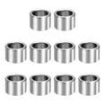 thumbnail image 1 of Uxcell 10pcs M10 Metal Spacers, 3/8" IDx9/16" ODx3/8" Length Stainless Steel Spacer Round Unthreaded Standoff Bushing Plain Finish for Screw Bolts, Silver 10x14x10mm, 1 of 6