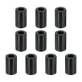 thumbnail image 1 of Uxcell 10pcs M6 Aluminium Spacers, 1/4" ID x 1/2" OD Round Standoff Spacer, Unthreaded Metal Spacers for 1/4" M6 Screws Bolts, Black 3/4" Length, 1 of 6