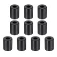 thumbnail image 1 of Uxcell 10pcs M6 Aluminium Spacers, 1/4" ID x 5/8" OD Round Standoff Spacer, Unthreaded Metal Spacers for 1/4" M6 Screws Bolts, Black 3/4" Length, 1 of 6