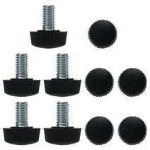 Uxcell 10pcs M6 x 10 x 16mm Leveling Feet Adjustable Leveler Floor Protector for House Furniture Cabinet Table Chair Leg