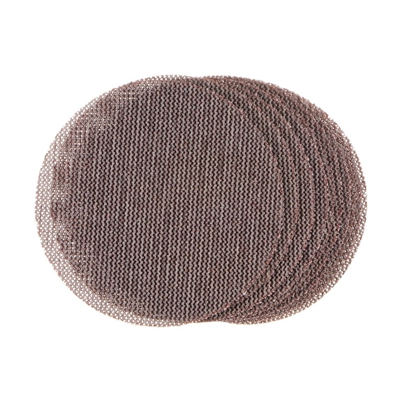 Uxcell 10pcs Mesh Sanding Discs 4 Inch Hook and Loop Sanding Net 80 Grits Dust Free Abrasive Pads for Wood Furniture