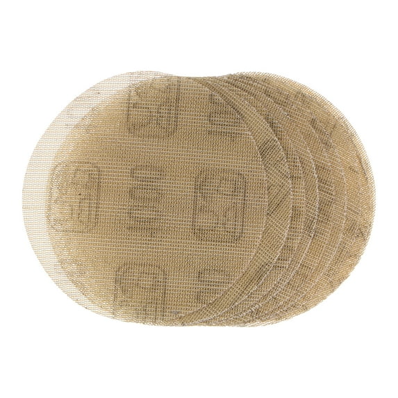 Uxcell 10pcs Mesh Sanding Discs 5 Inch Hook and Loop Sanding Net 1000 Grits Dust Free Abrasive Pads for Wood Furniture