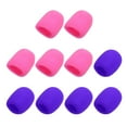 thumbnail image 1 of Uxcell 10pcs Microphone Foam Covers, 40mm (1.57") ID 10mm (0.39") Thickness Microphone Windscreen Foam Cover for Most Handheld Microphones, Pink, Purple, 1 of 6