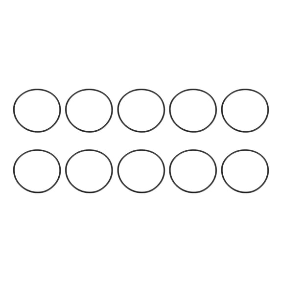 Uxcell 10pcs Nitrile Rubber O-Rings 52mm OD 48mm ID 2mm Width Metric Buna-N NBR Sealing Gasket Plumbing Sealing Repair O Rings for Car Auto Vehicle Repair Faucet Air Gas