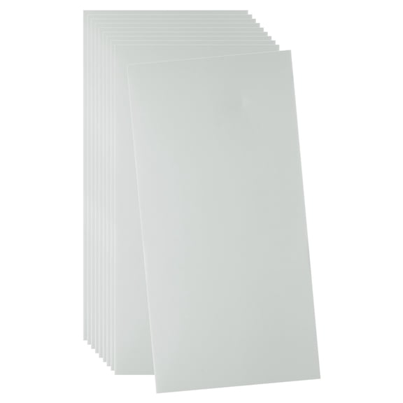 Uxcell 10pcs Peel and Stick Wall Panels 23.6" x 11.8" Skin Feel Brick Wallpapers (19.4 Sq. Ft. / 1.8 Sq.m. Coverage) Marble Tiles Adhesive Backsplash, Medium Grey