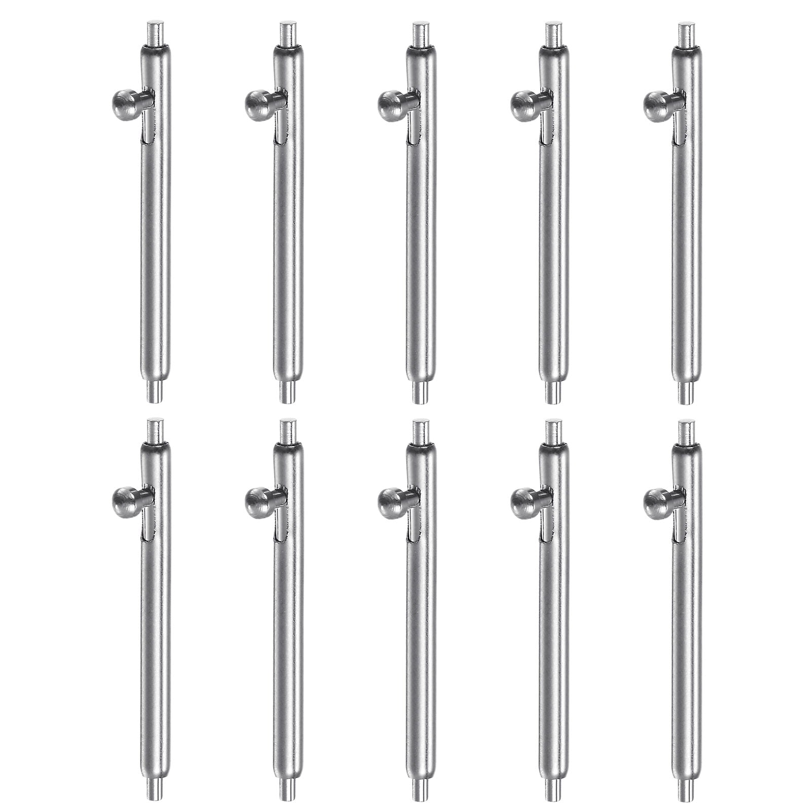 Uxcell 10pcs Quick Release Spring Bar 18mm Width 1.5mm Diameter ...